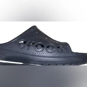 CROCS | Shoes | Crocs Womens 7 Slides Mens Black Slip On  display picture 3